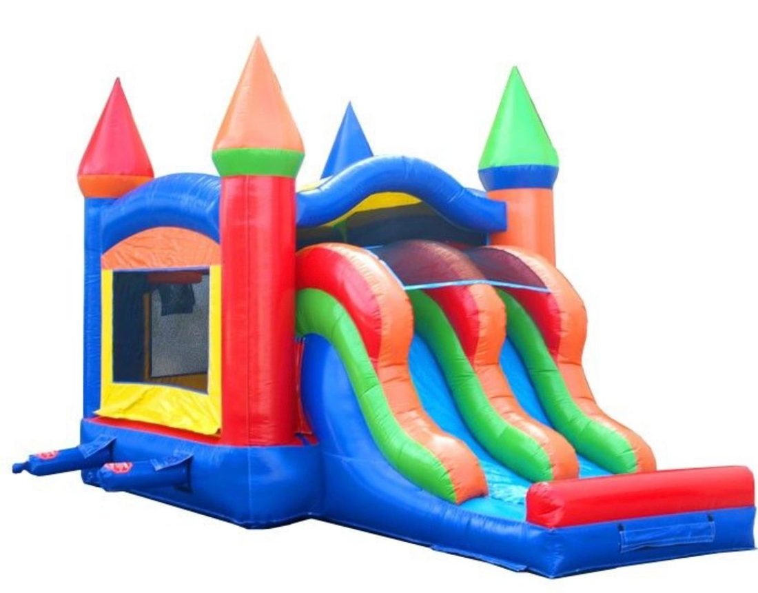 Bounce house at a party