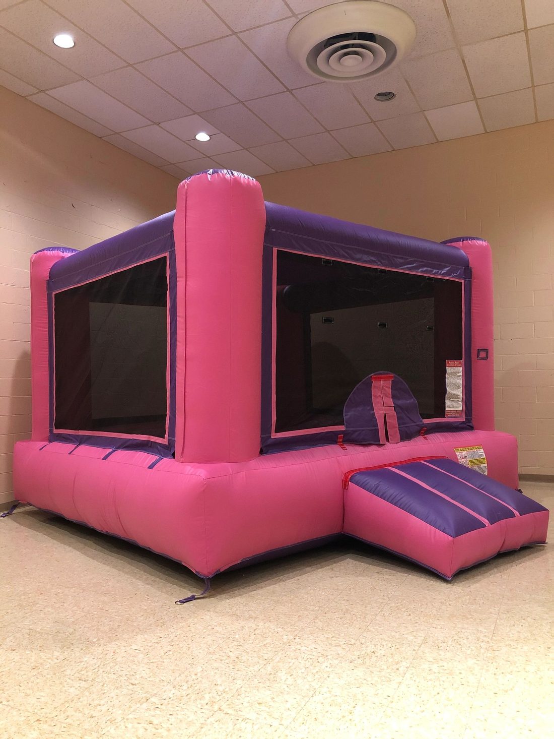 Inflatable unit ready for a party